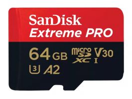 Sandisk Extreme Pro 64GB SDXC Memory Card, 300/300MB/s, 8K, V90, UHS-II memóriakártya (226807)
